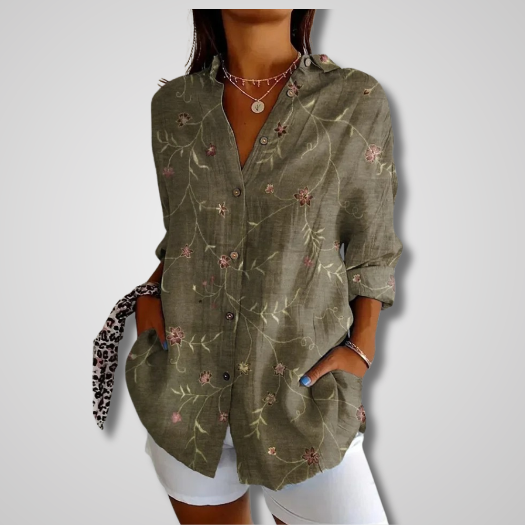 Alexa | Women Summer Vintage Relaxed Shirt