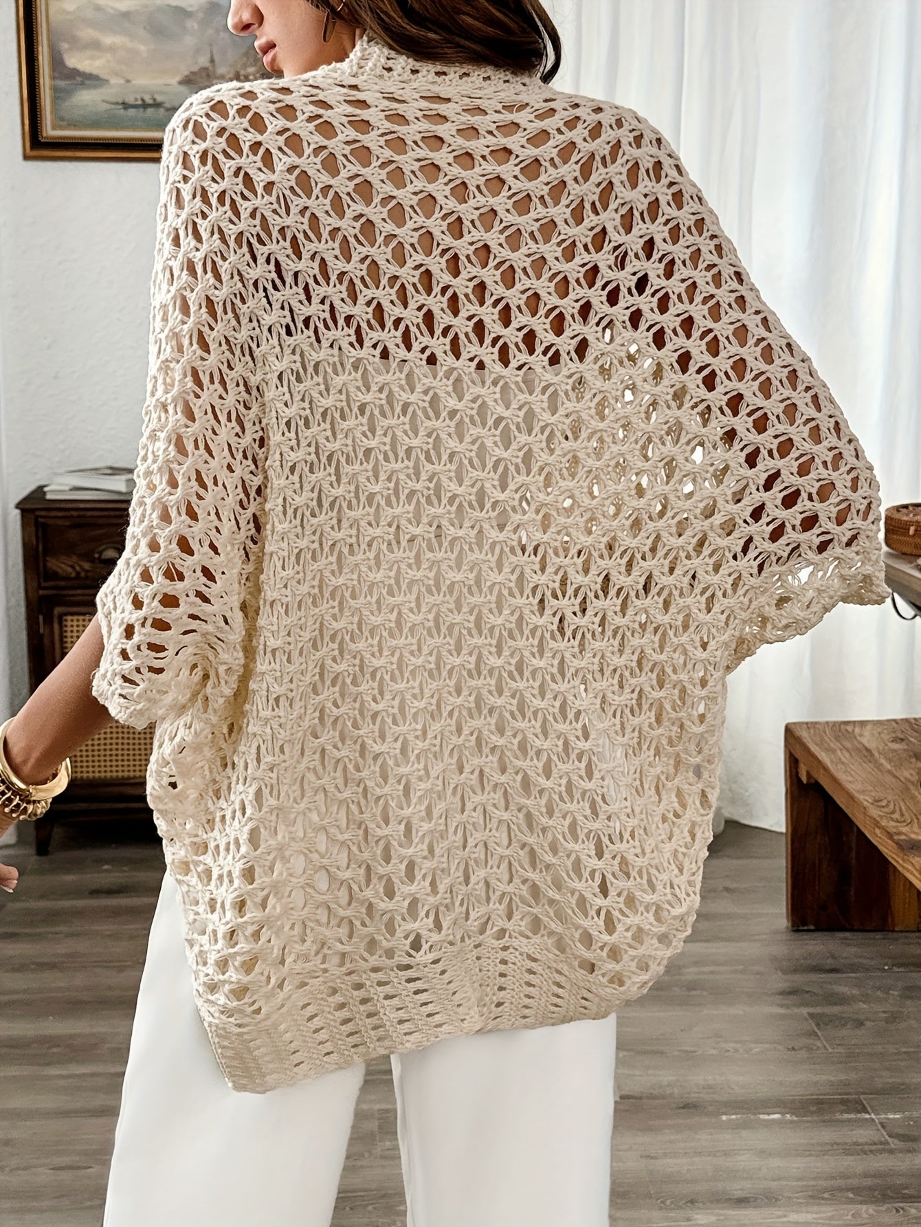 Violet | Women Winter Open Drape Cardigan