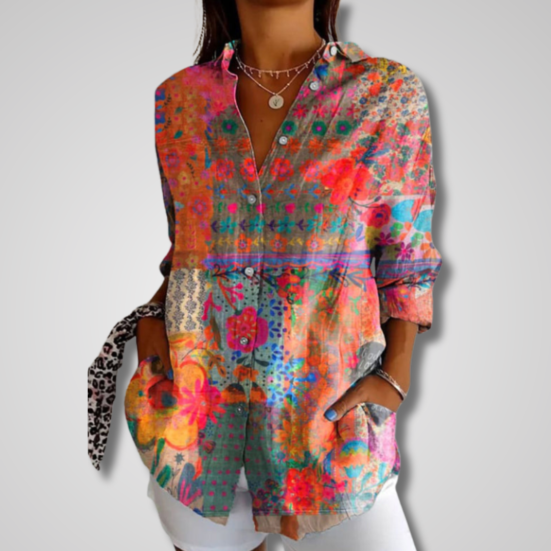 Alexa | Women Summer Vintage Relaxed Shirt