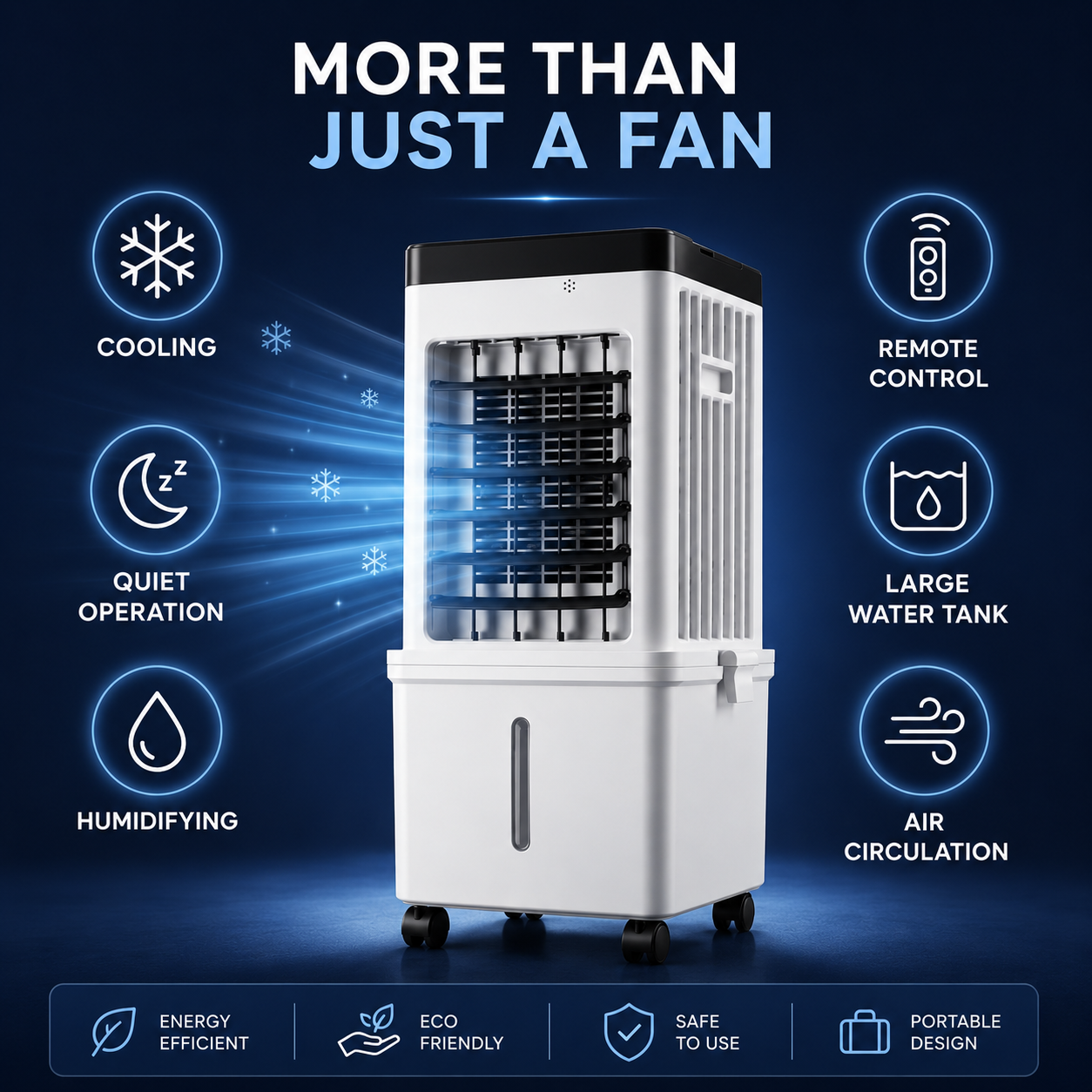 FrostAir – 2-in-1 Portable Air Cooler, Humidifying