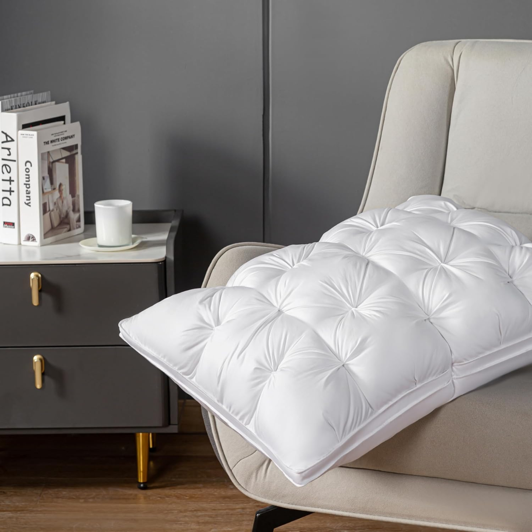 Soft Bed Pillow with Polyester Fiber Filling – Hotel-Quality Comfort and Support for All Sleep Positions