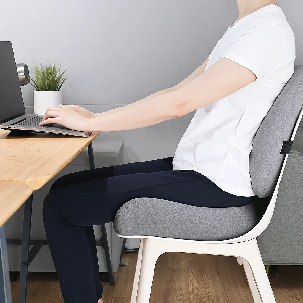 Memory Foam Orthopedic Seat Cushion – Tailbone, Sciatica and Lower Back Support for Comfortable Sitting