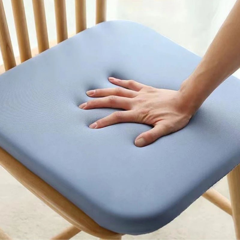 Chair Seat Cushion, Memory Foam, 40cm Square, 4cm Thickness