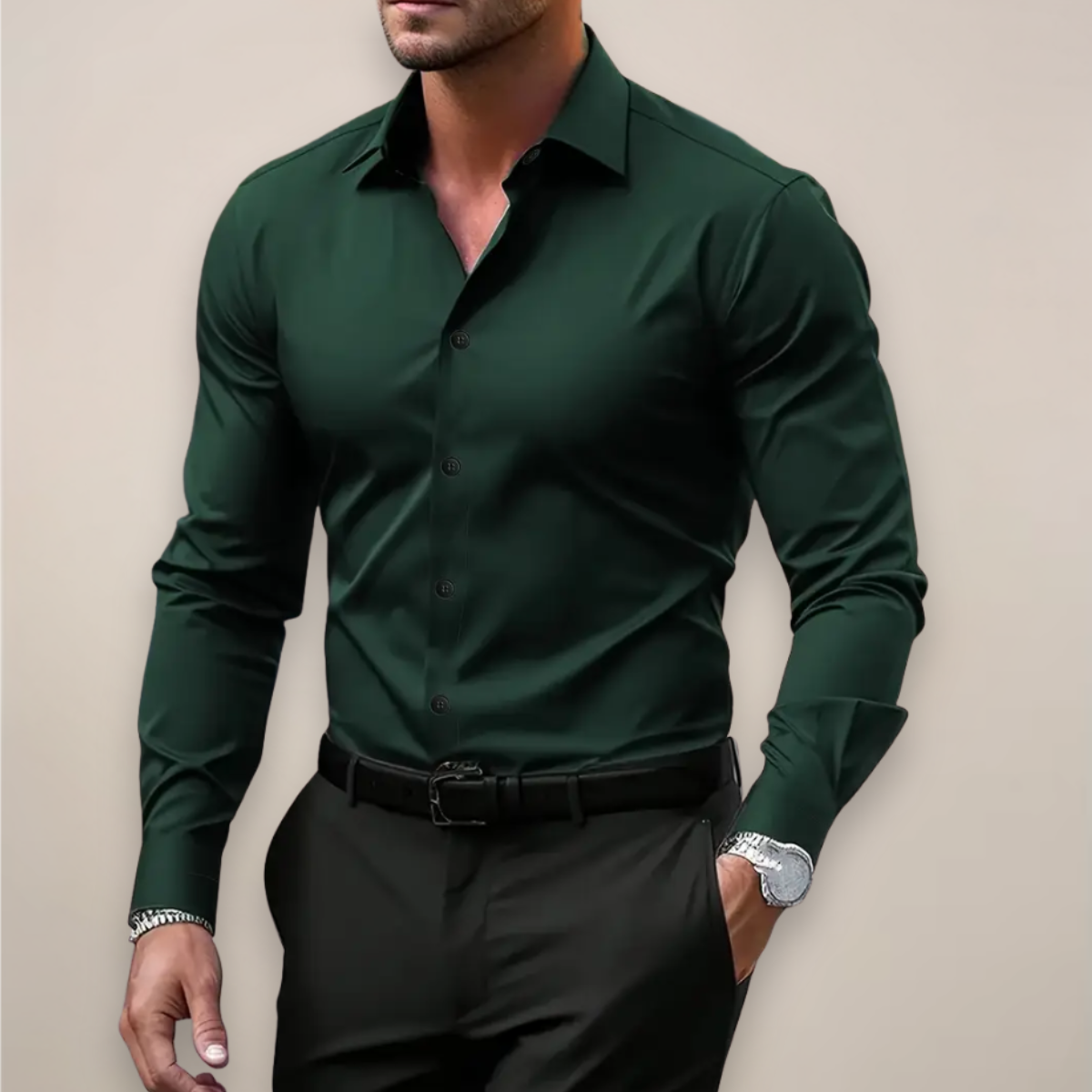 Andrew | Men’s Long Sleeve Smart Style Shirt