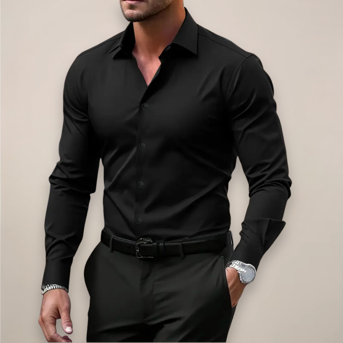 Andrew | Men’s Long Sleeve Smart Style Shirt