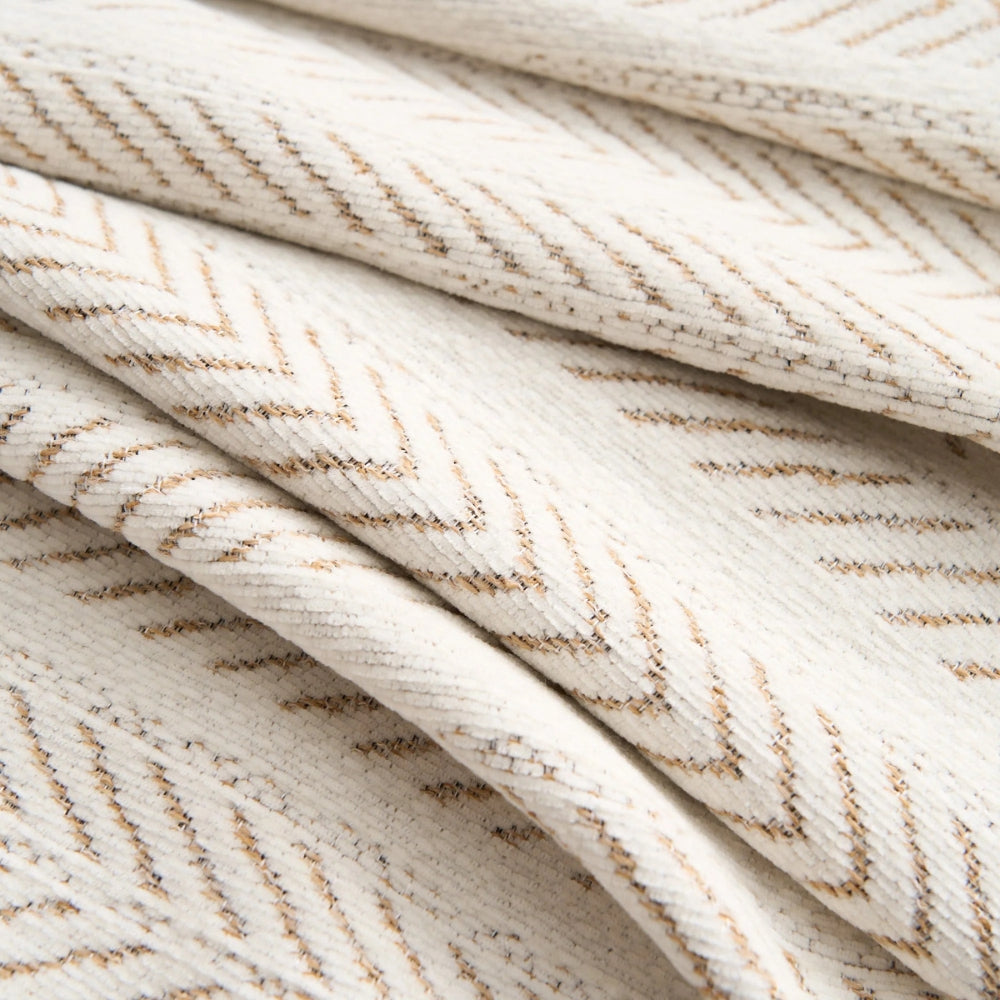 Sofa Slipcover Chenille Microfiber Non Slip Surface Herringbone Texture