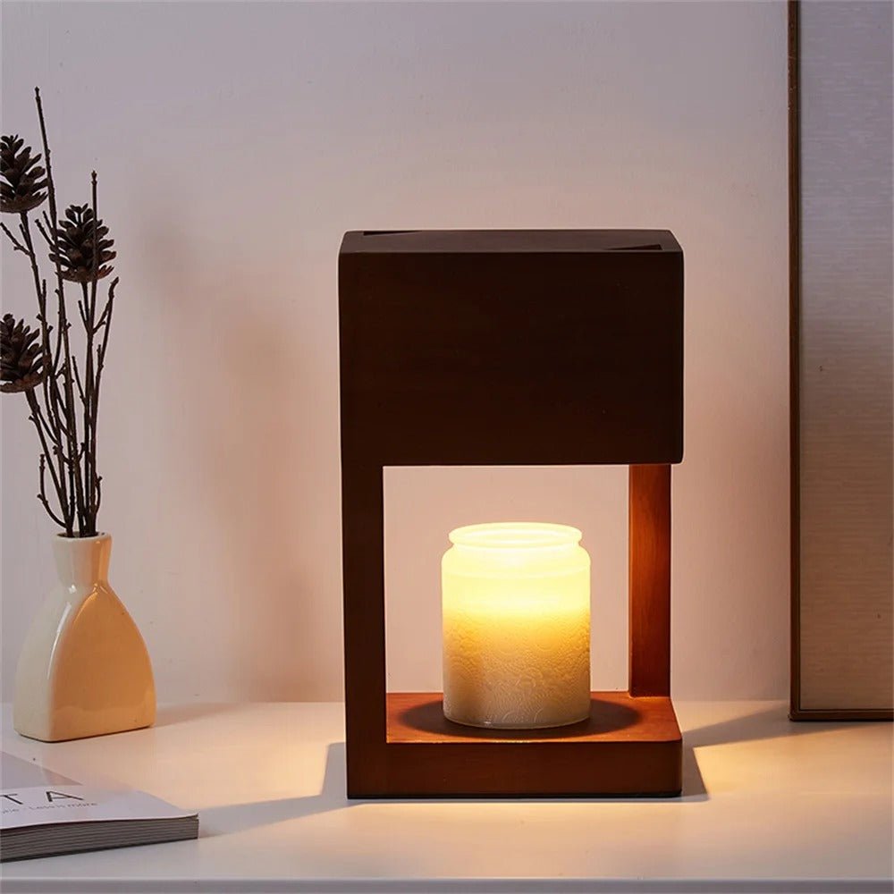 Table Lamp Candle Warmer Holder Indoor Dual Function Ambient Light