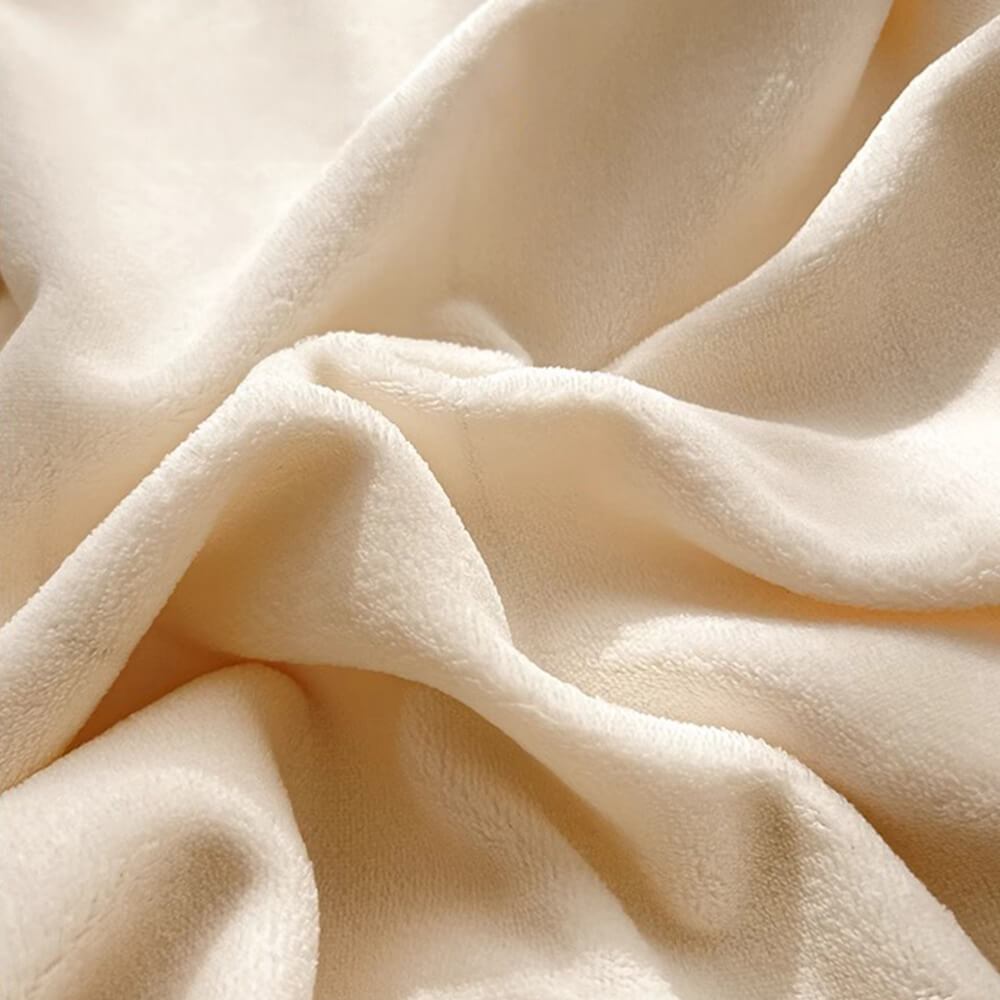 Velvet Fitted Sheet Set Crystal Velvet Elasticized Hypoallergenic Bedding