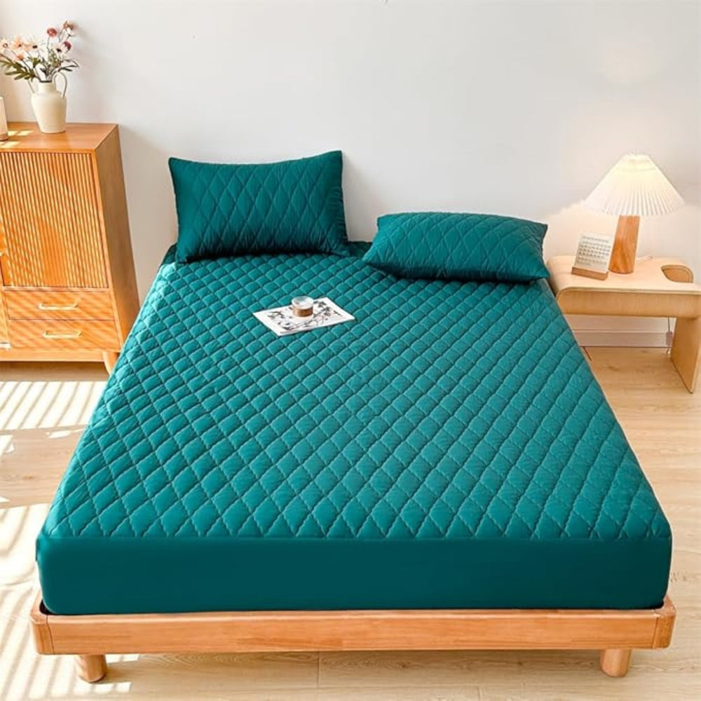 Waterproof Fitted Sheet Set Deep Pocket Polyester Bedding