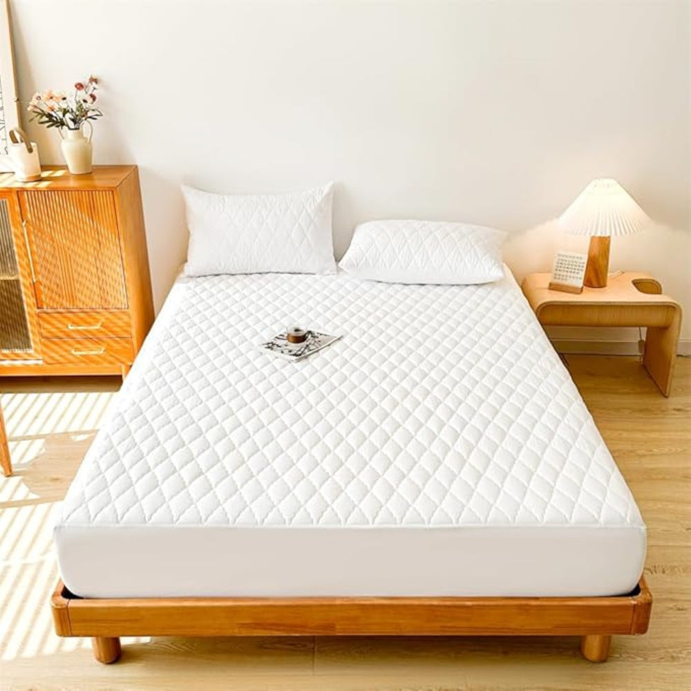 Waterproof Fitted Sheet Set Deep Pocket Polyester Bedding
