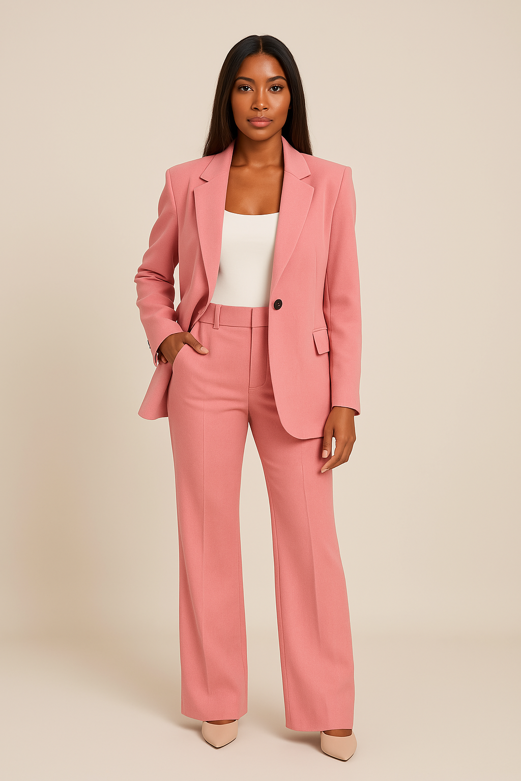 Samantha | Women’s Tailored Fit Pants Suit Set