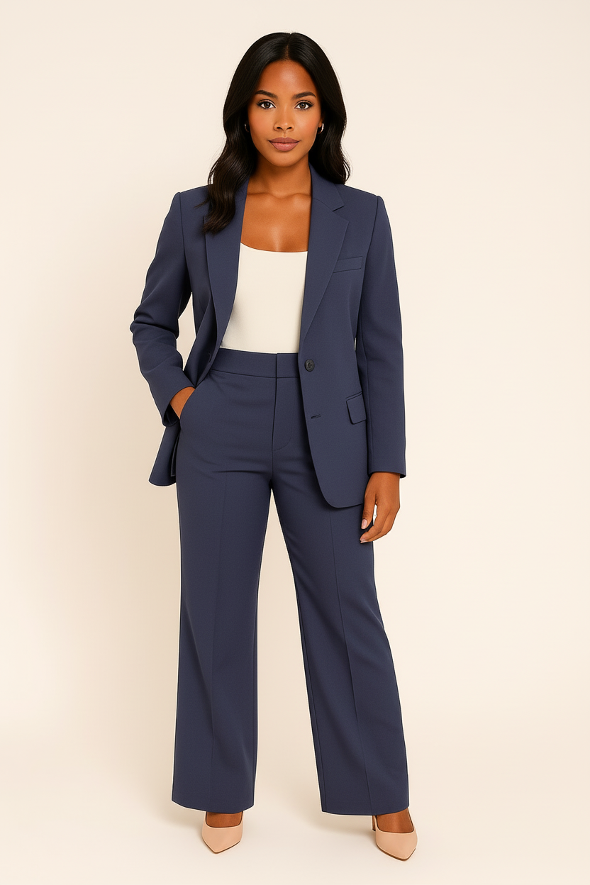 Samantha | Women’s Tailored Fit Pants Suit Set