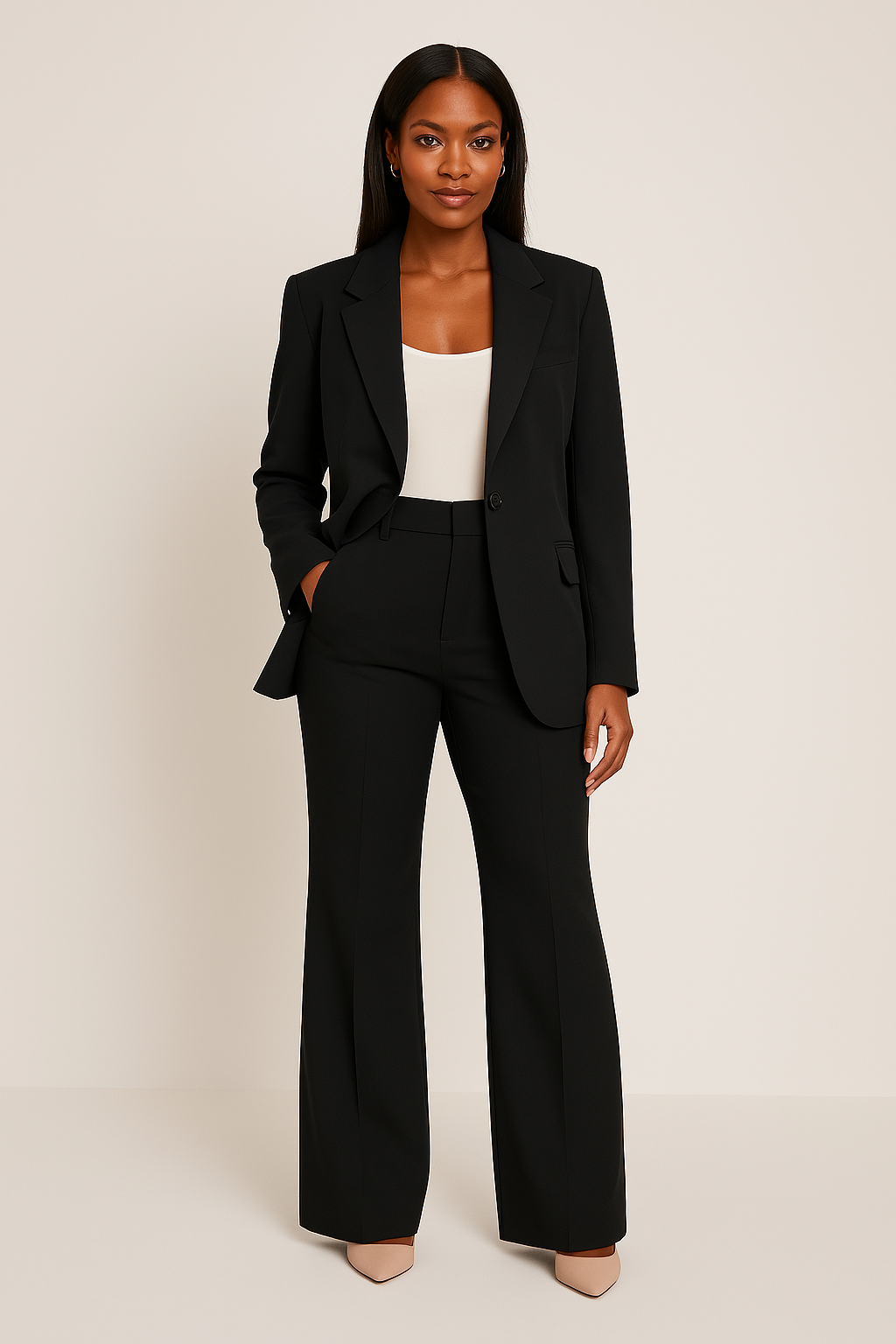 Samantha | Women’s Tailored Fit Pants Suit Set