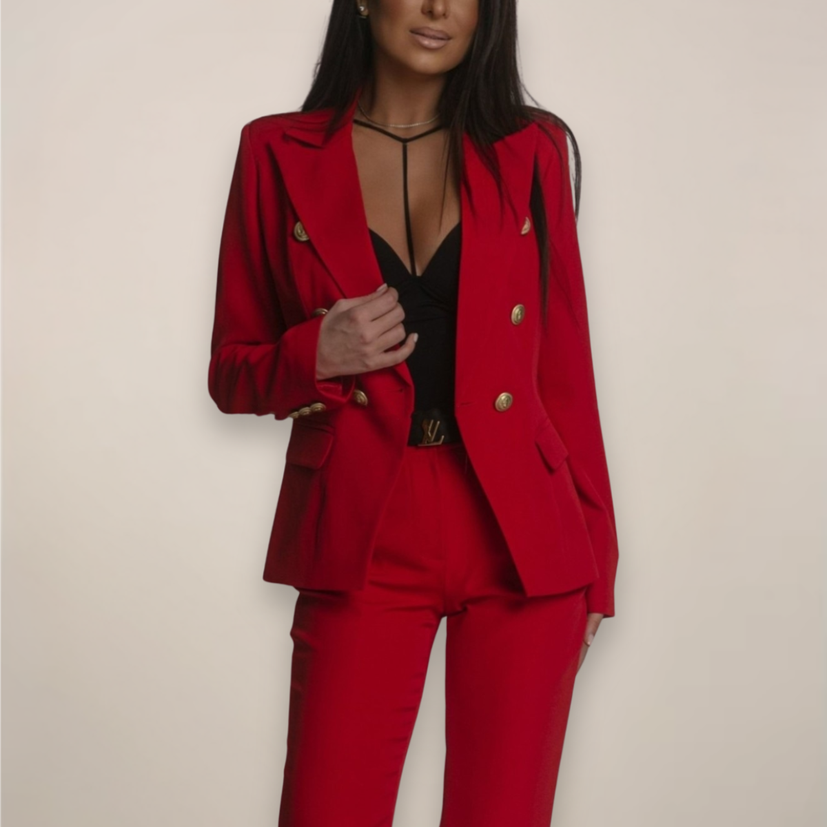 Isabella | Women’s Two Piece Tailored Blazer Suit Set