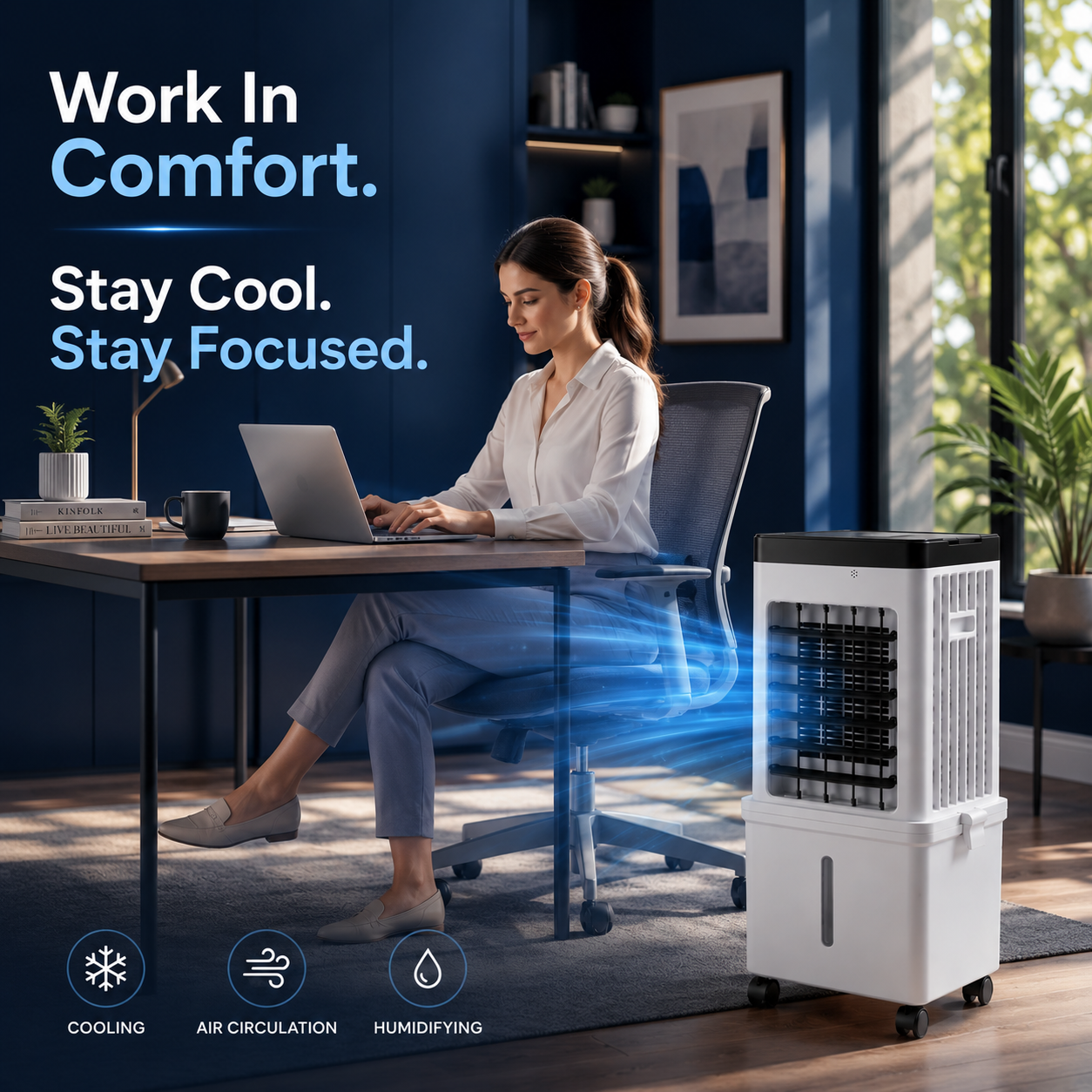 FrostAir – 2-in-1 Portable Air Cooler, Humidifying