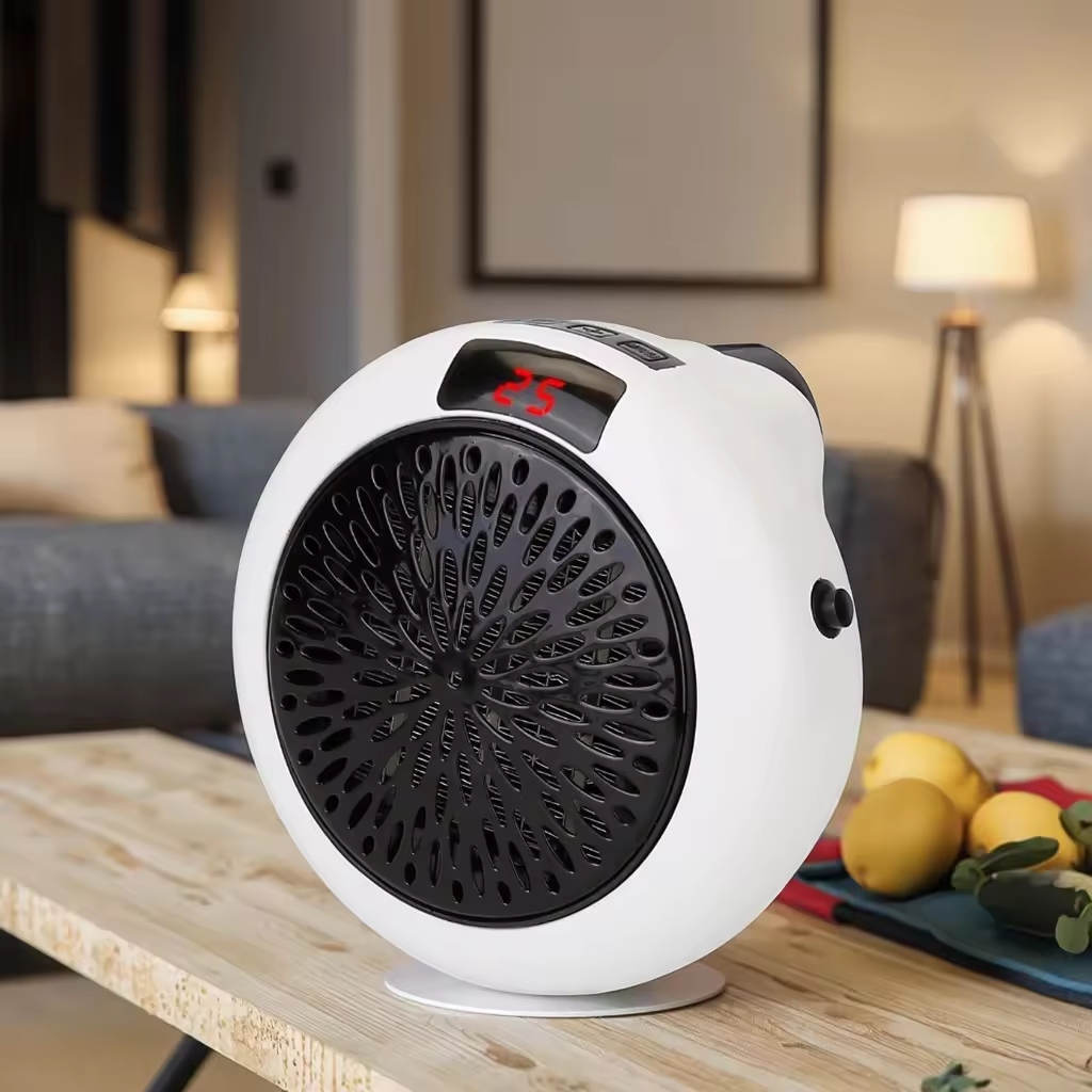 Electric Heater 800 W Compact Wall Mounted and Freestanding with Remote Control