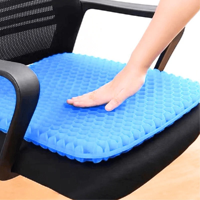 Honeycomb Gel Seat Cushion – Ergonomic Comfort for Office, Car, and Home Use