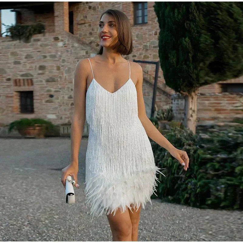 Margaret | Women’s Summer Fitted Sequin Cocktail Mini Dress