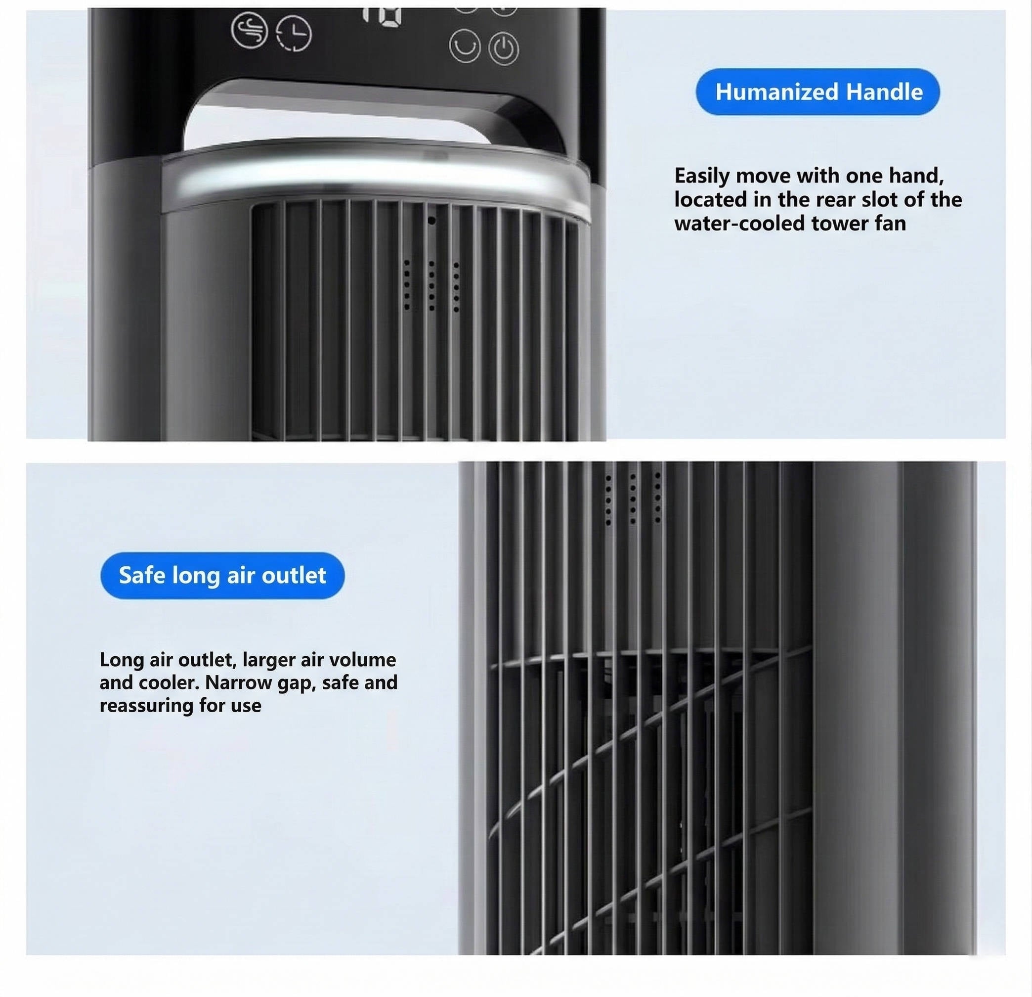 Compact Windowless Cooler With Remote Control, 3 Speed Settings, 12-Hour Timer
