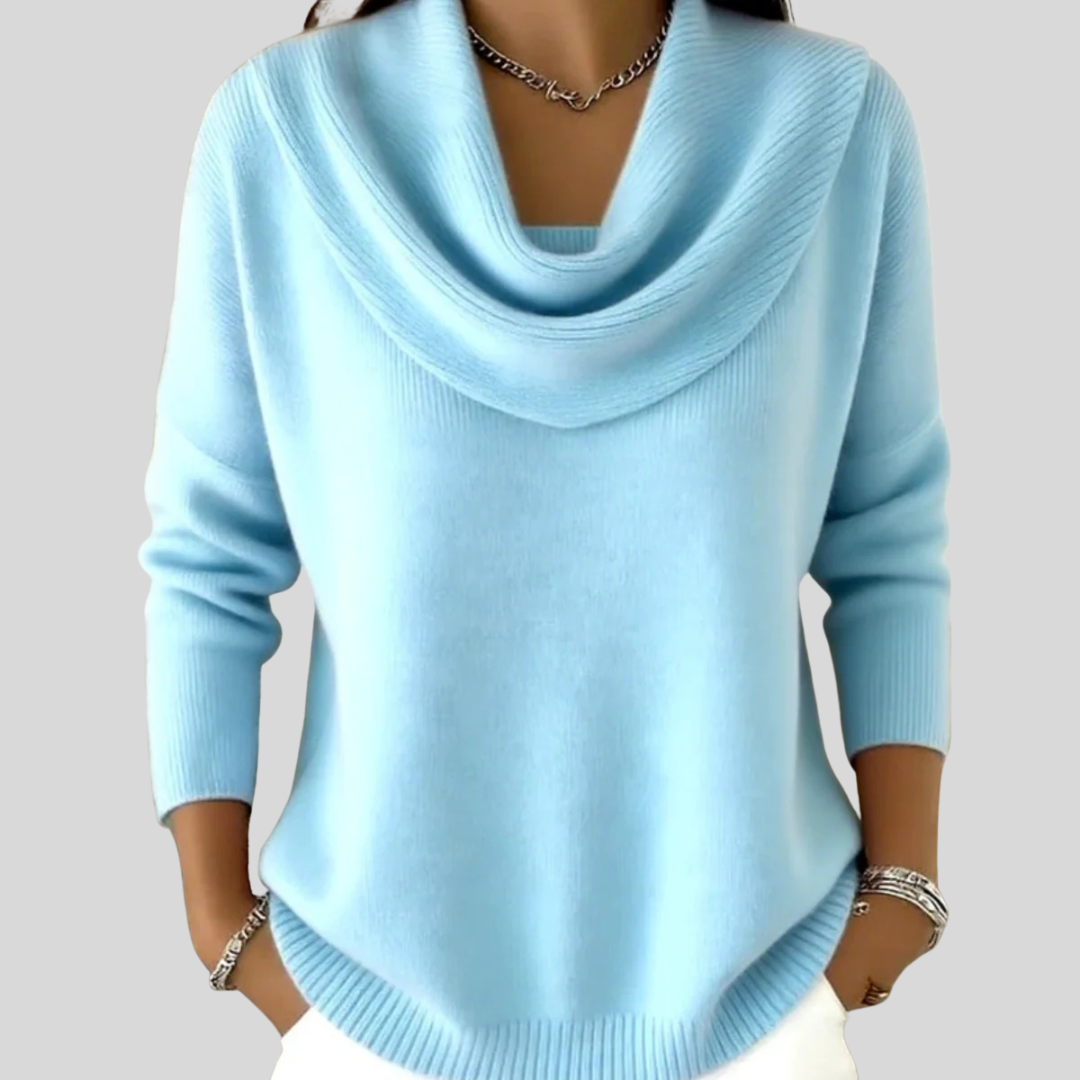 JOCELYN™ - Cozy Ruffled-neck Sweater