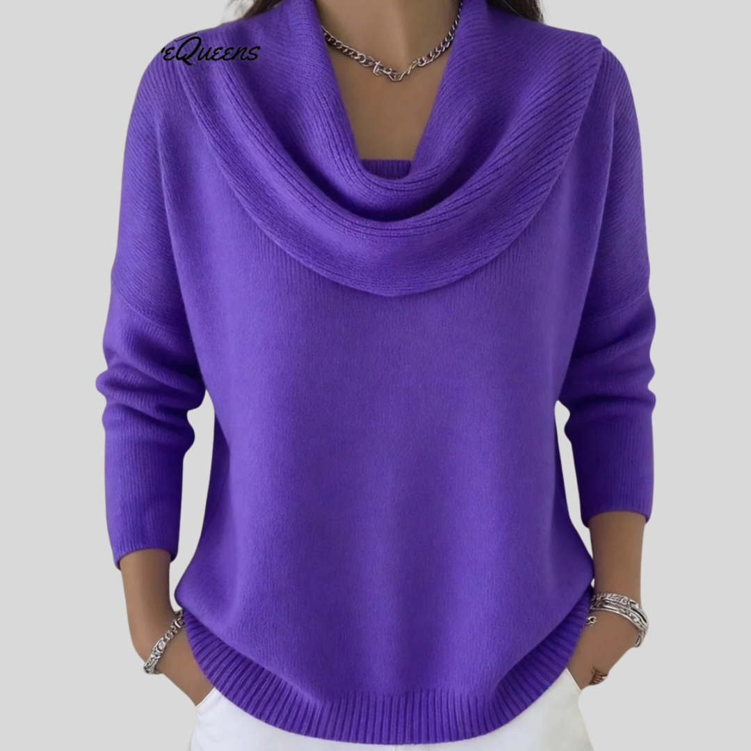 JOCELYN™ - Cozy Ruffled-neck Sweater