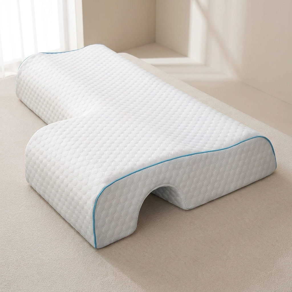 Arm Support Pillow, L-Shaped, Memory Foam, Removable Cover