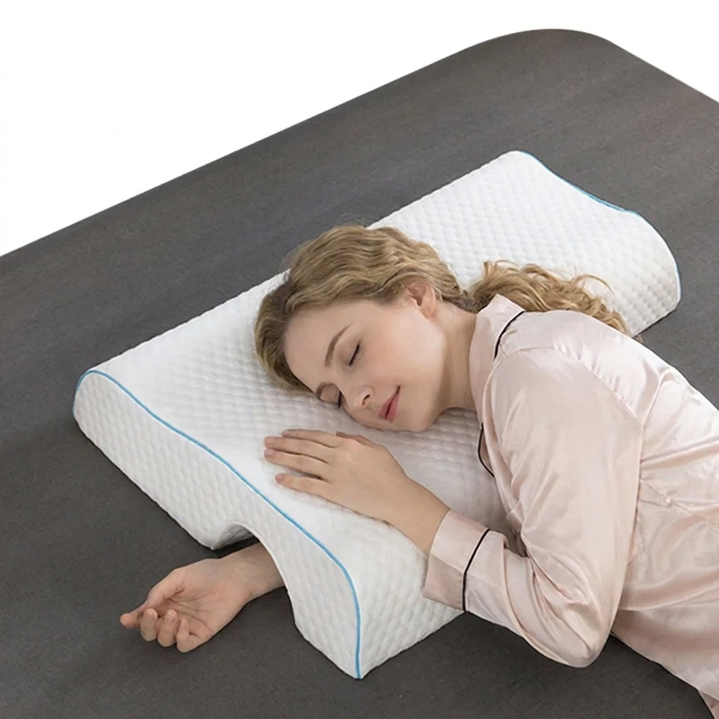 Arm Support Pillow, L-Shaped, Memory Foam, Removable Cover