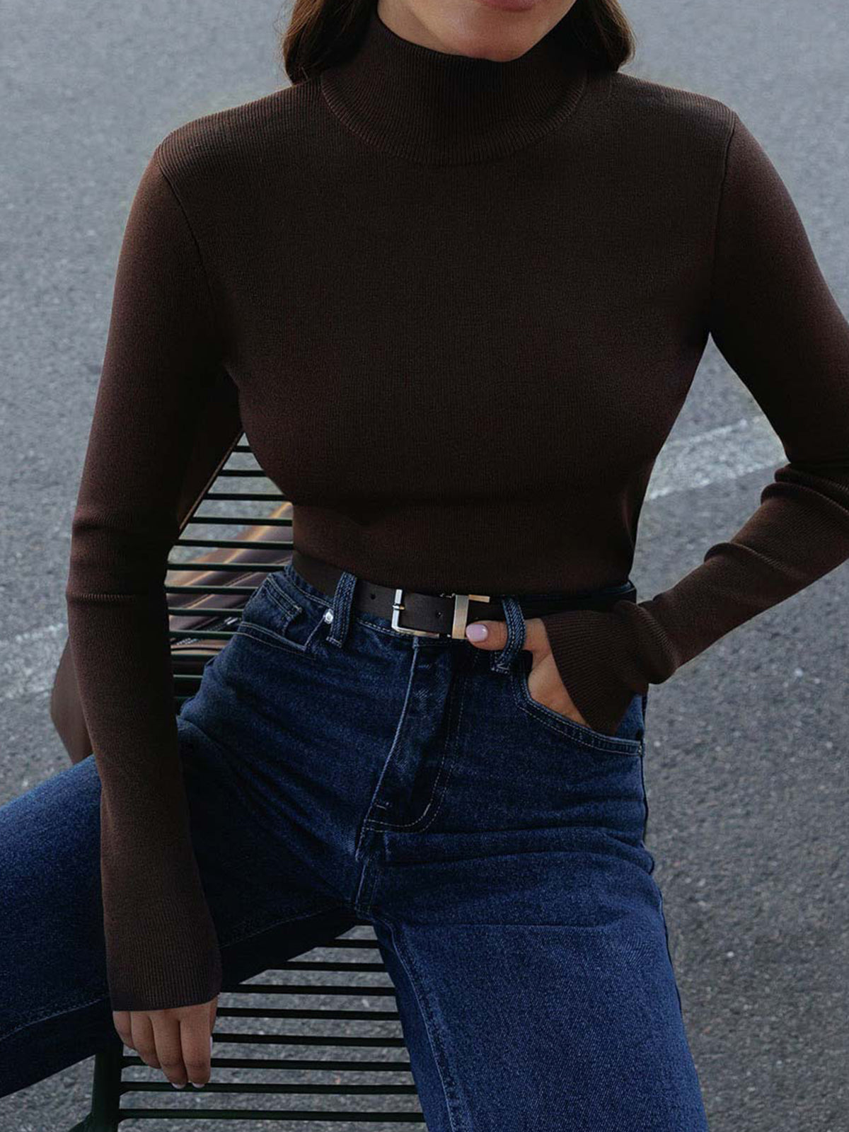 Sarah | Women’s Winter Slim Fit Pullover Sweater