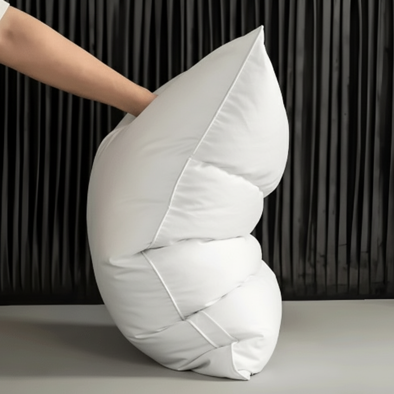 Goose Down Pillow Goose Down and Goose Feather Filling Breathable Standard Size