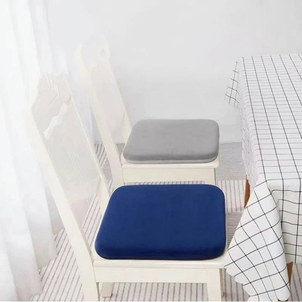Chair Seat Cushion, Memory Foam, 40cm Square, 4cm Thickness