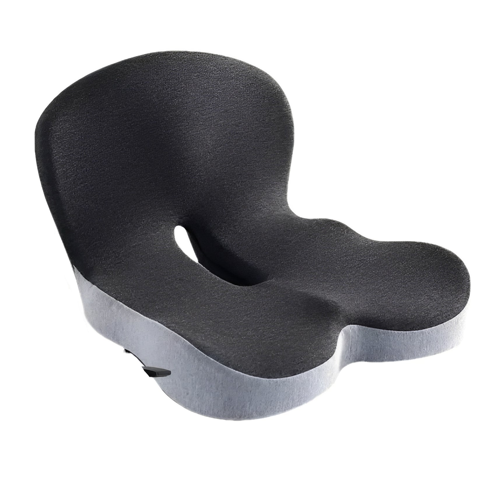 Memory Foam Seat Cushion with Lumbar Support and Airflow Design – Ergonomic Comfort for Office, Home, and Car
