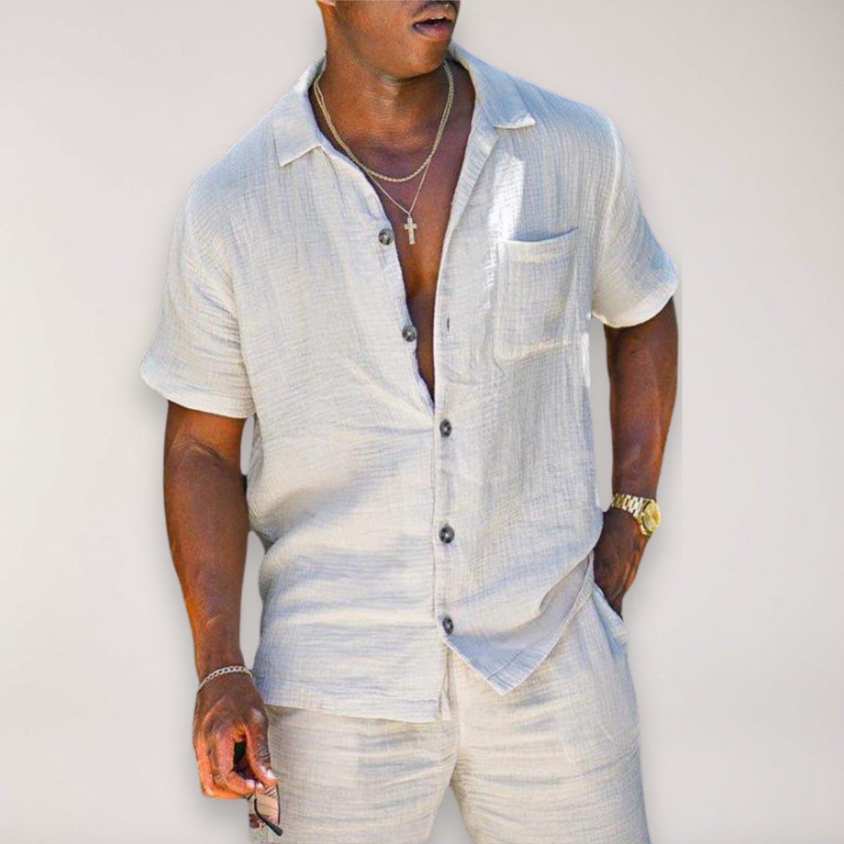 Gene | Men’s Two Piece Summer Relaxed Set