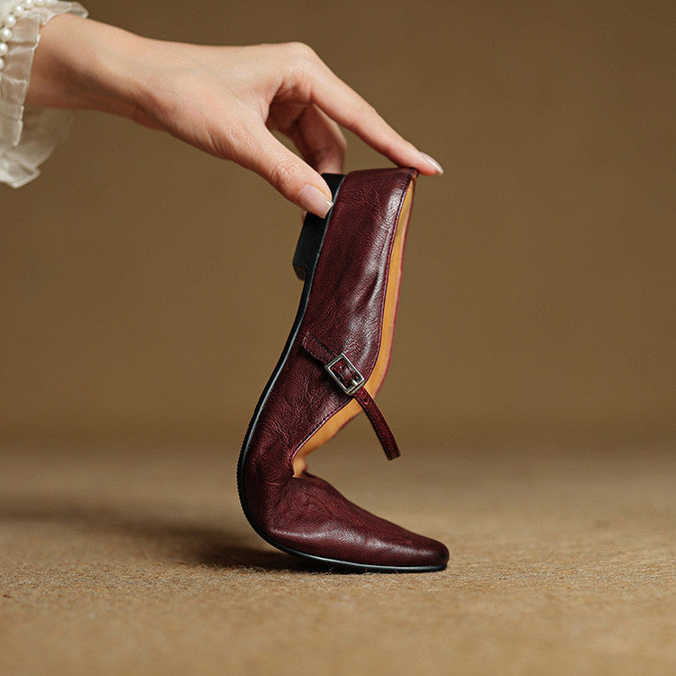 Hannah | Women Genuine Leather Slip-On Mules