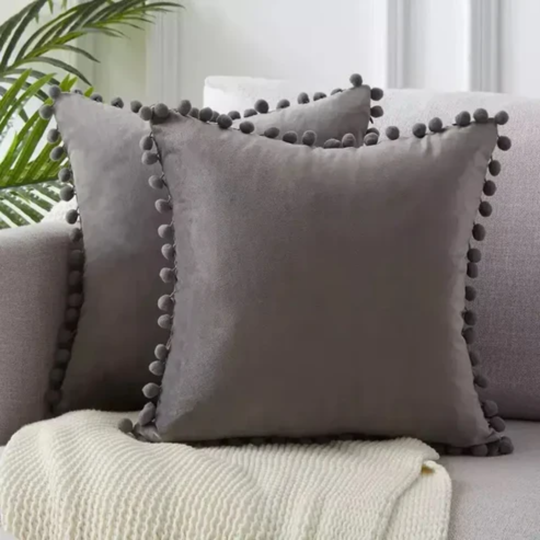 Cushion Cover Set Cotton Scandinavian Style Decorative Pillow Covers Set of 2