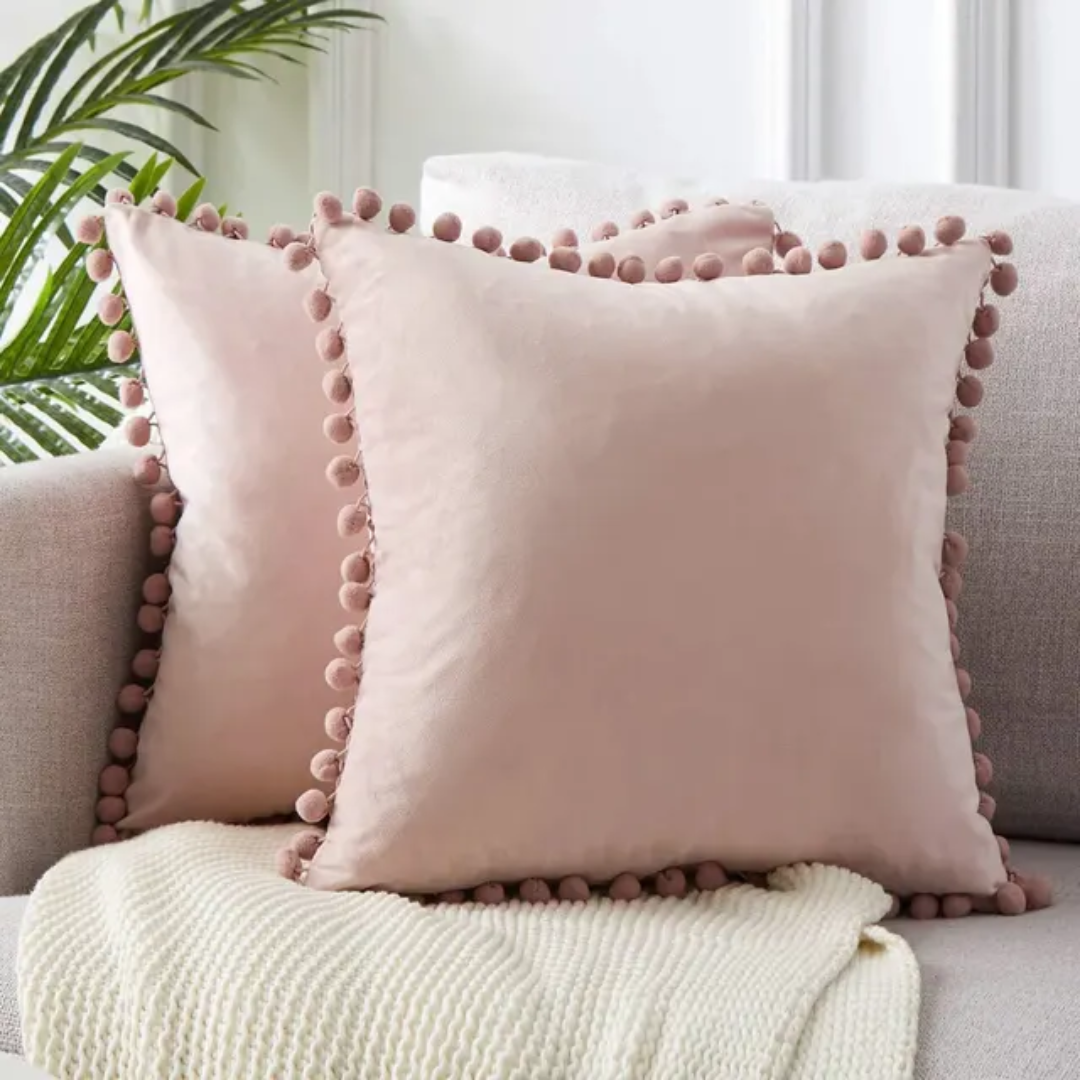 Cushion Cover Set Cotton Scandinavian Style Decorative Pillow Covers Set of 2