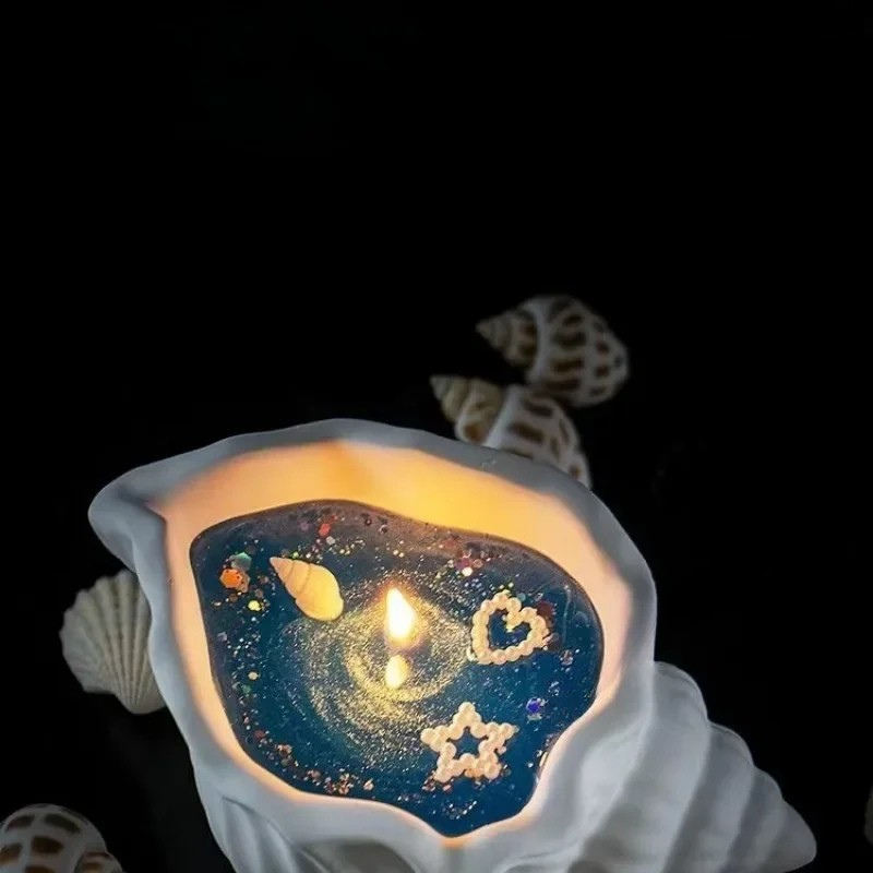 Scented Candle Shell Design Wax 250 g Coastal Style