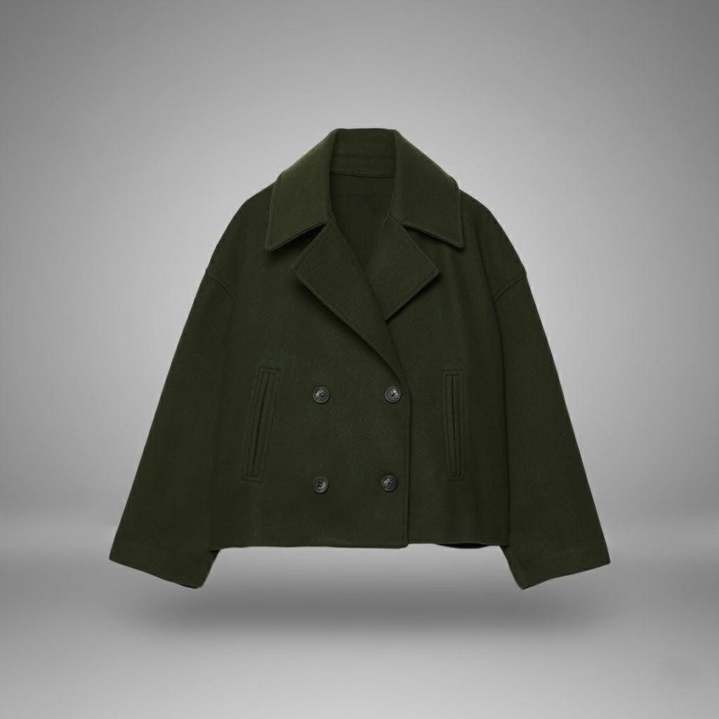 Georgia | Classic Double Button Short Jacket for Women