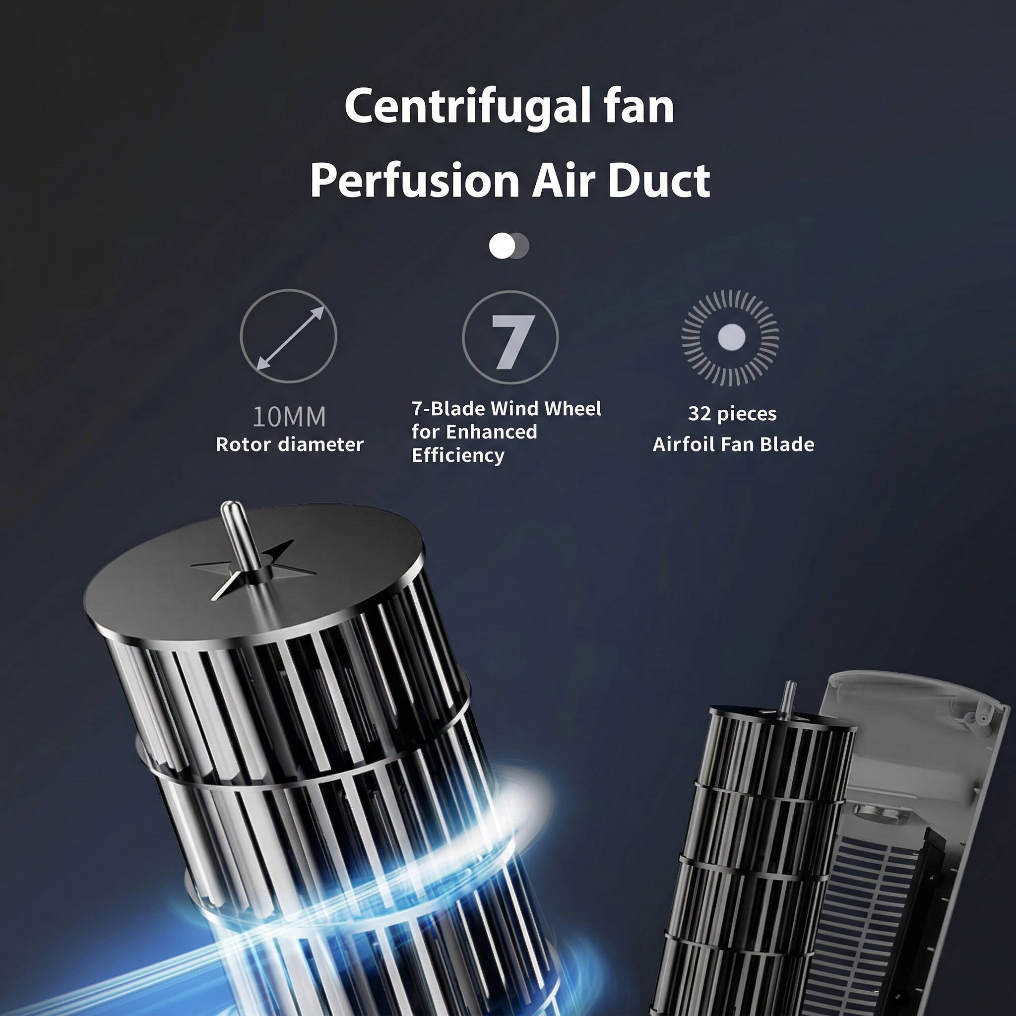Compact Windowless Cooler With Remote Control, 3 Speed Settings, 12-Hour Timer