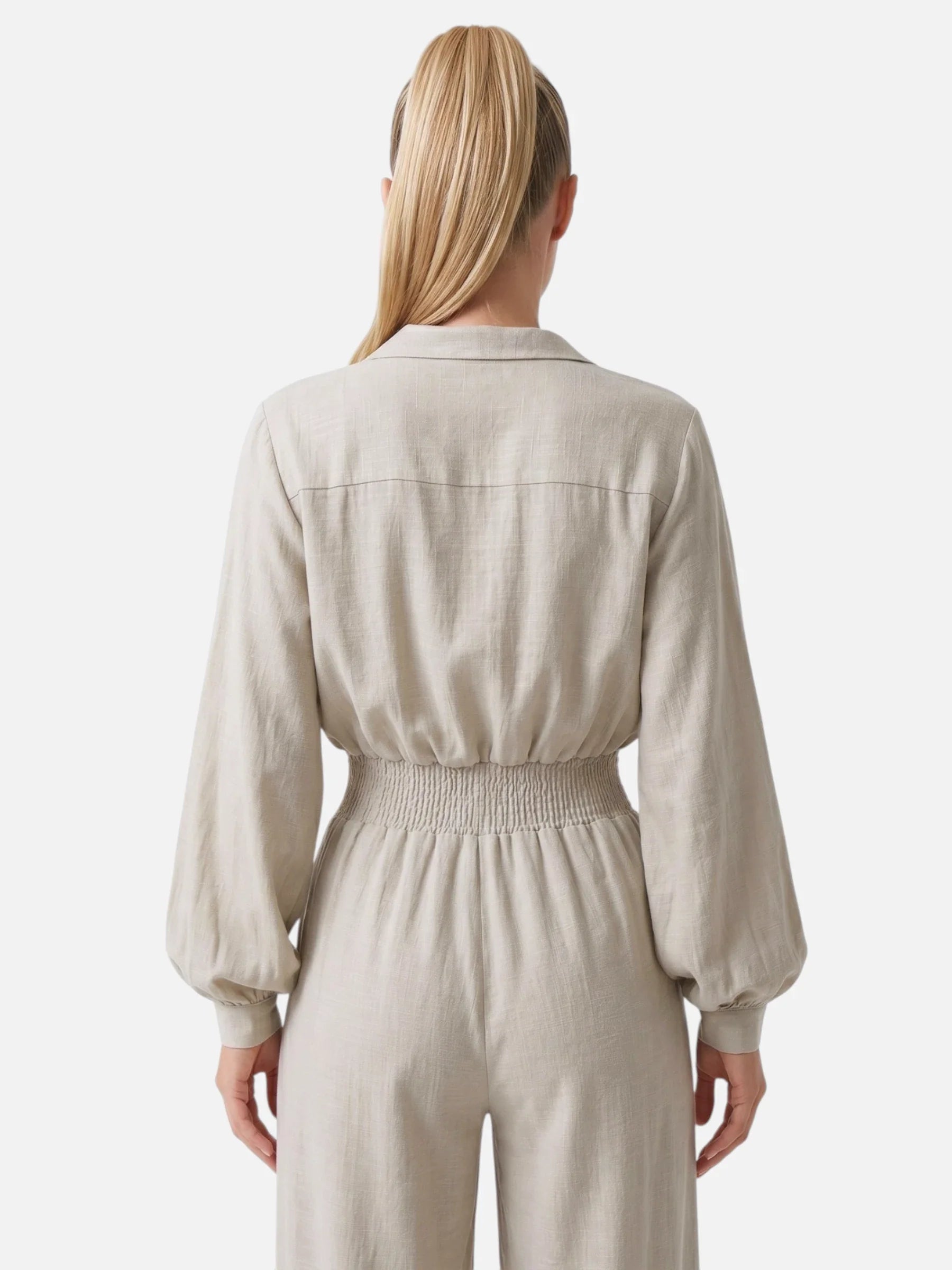Montviro | Women’s Linen Blend Co-Ord Set – Effortless Elegance