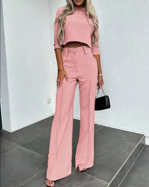 Kayla | Women’s Modern Matching Top And Trousers